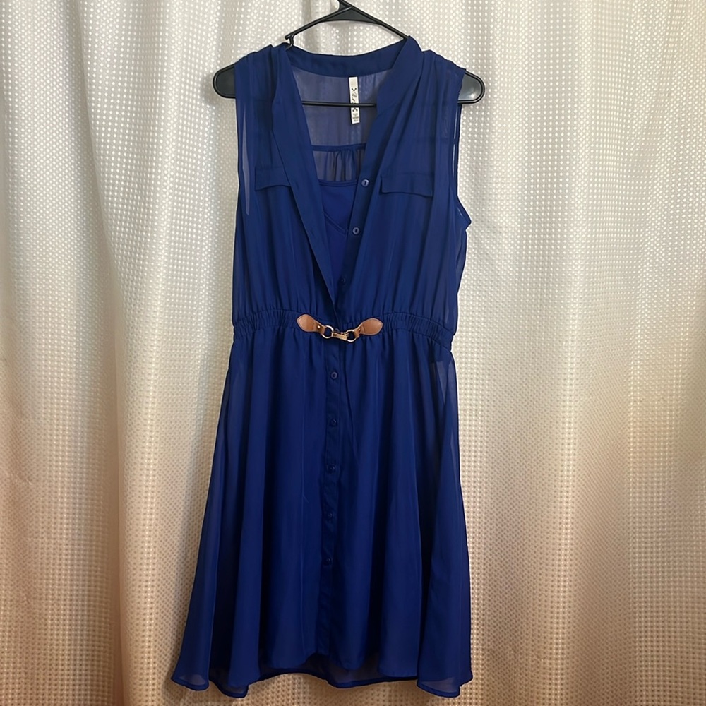Blue dress